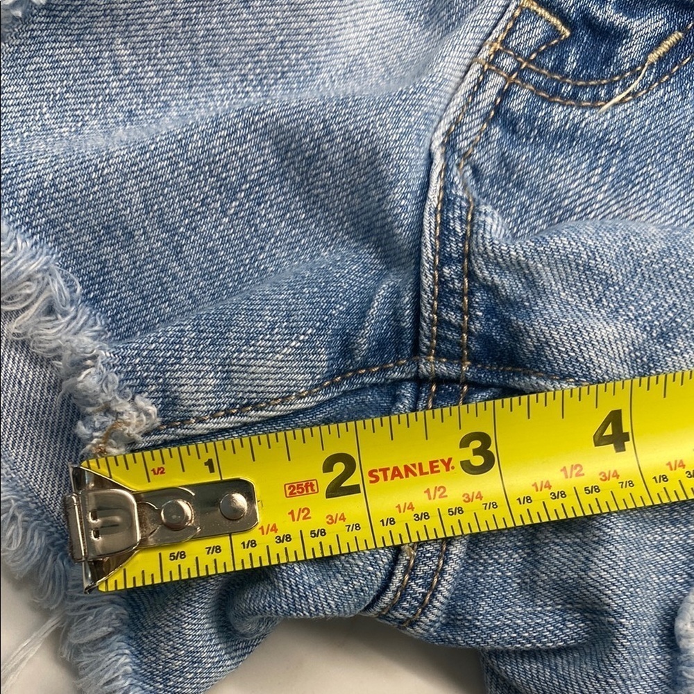 American Eagle Outfitters Vintage Hi-Rise Short Hand Painted Distressed Size 6 - Picture 12 of 13